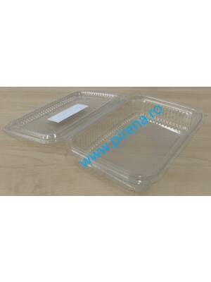 CASEROLA PLASTIC DREPTUNGHIULARA 500ML 50BUC/SET