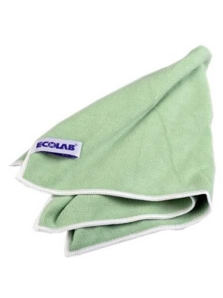 LAVETA PROFESIONALA MICROFIBRA VERDE 40X40CM - ECOLAB